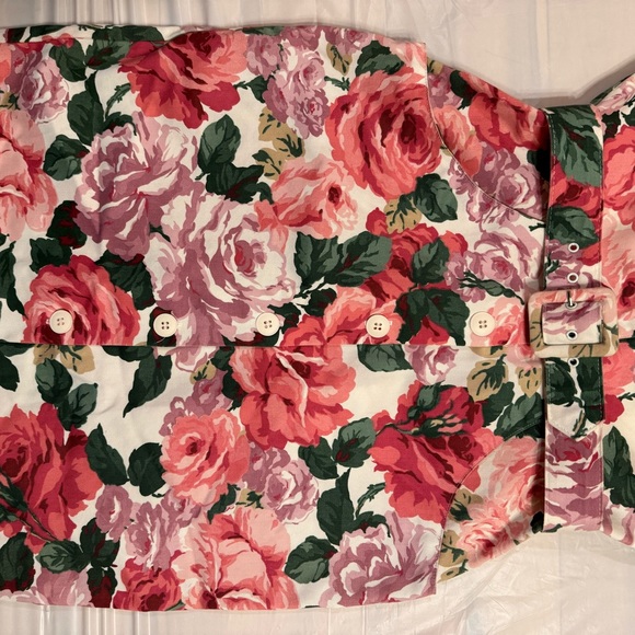 Carol Anderson | VNTG Floral Button-Down Dress with Belt - Picture 9 of 11